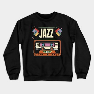 cassette Tape jazz Crewneck Sweatshirt